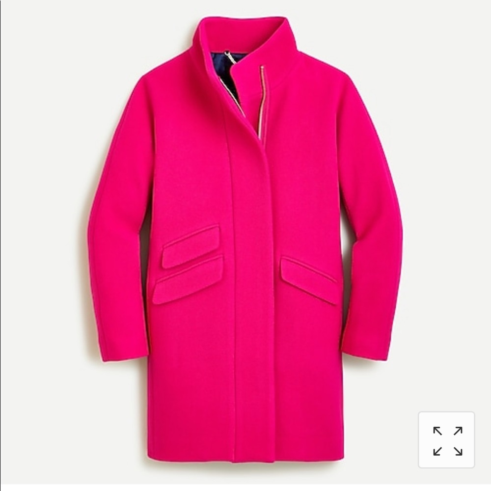 J Crew Pink Coat size 8